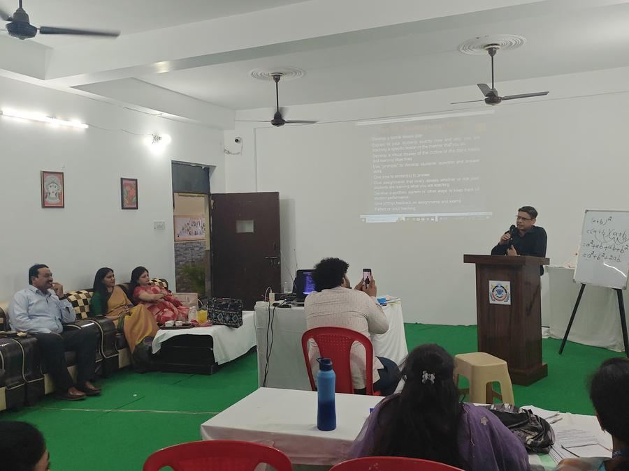 Session in Progress — Teacher Training