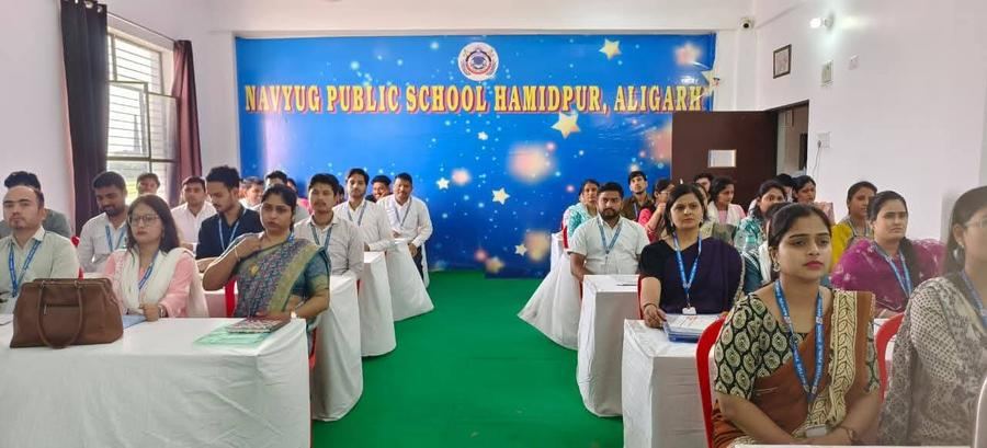 Teachers at Navyug Public School Hall